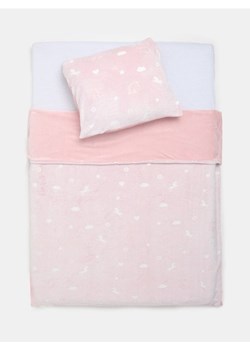 Sinsay - Komplet polarowej pościeli z fluorescencyjnym wzorem w jednorożce - różowy ze sklepu Sinsay w kategorii Pościele - zdjęcie 187376168