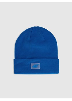 Dziecięca czapka zimowa 4F 4FJRAW25ACAPU0743 - niebieska ze sklepu Sportstylestory.com w kategorii Czapki dziecięce - zdjęcie 187376356
