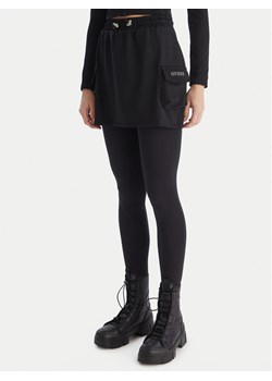 Guess Spódnica mini V5YD04 KCX42 Czarny Regular Fit ze sklepu MODIVO w kategorii Spódnice - zdjęcie 187376637