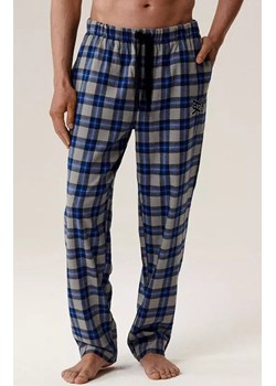 Atlantic spodnie piżamowe w kratkę NMB-045-SZARY, Kolor szary-wzór, Rozmiar L, ATLANTIC ze sklepu Primodo w kategorii Piżamy męskie - zdjęcie 187376775
