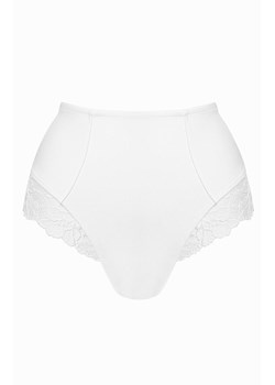 Figi damskie modelujące z wysokim stanem białe Perla Pizzo, Kolor biały, Rozmiar M, INFIORE ze sklepu Primodo w kategorii Majtki damskie - zdjęcie 187376826