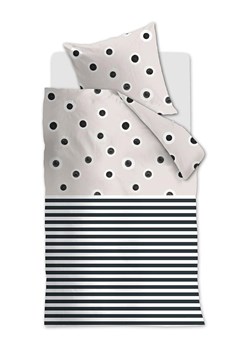 Beddinghouse Komplet pościeli &quot;Stripe and Eye&quot; w kolorze kremowo-czarnym ze sklepu Limango Polska w kategorii Pościele - zdjęcie 187376978