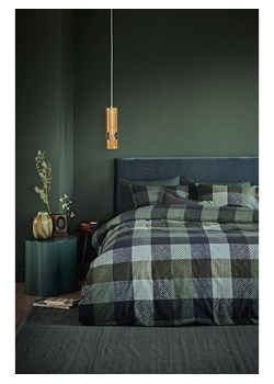 Beddinghouse Komplet pościeli flanelowej &quot;Beckett&quot; w kolorze niebiesko-zielonym ze sklepu Limango Polska w kategorii Pościele - zdjęcie 187377126