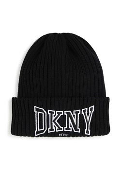DKNY Czapka dzianinowa w kolorze czarnym ze sklepu Limango Polska w kategorii Czapki dziecięce - zdjęcie 187377136