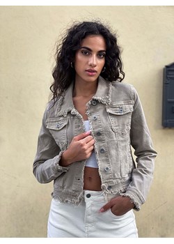 Tamba Kurtka dżinsowa w kolorze beżowym ze sklepu Limango Polska w kategorii Kurtki damskie - zdjęcie 187377186