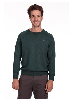 The Time of Bocha Sweter &quot;Corner&quot; w kolorze zielonym ze sklepu Limango Polska w kategorii Swetry męskie - zdjęcie 187377289