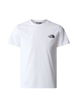 Koszulka dziecięca The North Face Simple Dome 0A87T4FN41 - biała ze sklepu streetstyle24.pl w kategorii T-shirty chłopięce - zdjęcie 187377617