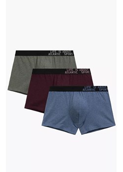 Atlantic 3-pack bokserki męskie 3MH-226-ZIM/WIM/NIM, Kolor niebiesko-szary, Rozmiar L, ATLANTIC ze sklepu Intymna w kategorii Majtki męskie - zdjęcie 187377627