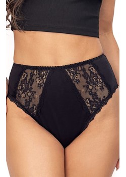 Donna figi damskie z wysokim stanem czarne 246, Kolor czarny, Rozmiar S, Donna ze sklepu Intymna w kategorii Majtki damskie - zdjęcie 187377727
