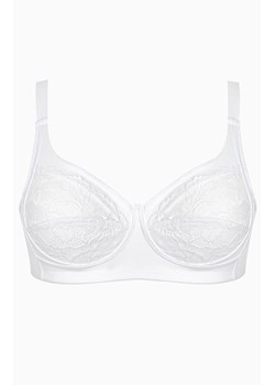 Biustonosz koronkowy miękki soft bez fiszbin biały Piuma Pizzo, Kolor biały, Rozmiar 75B, INFIORE ze sklepu Intymna w kategorii Biustonosze - zdjęcie 187377795