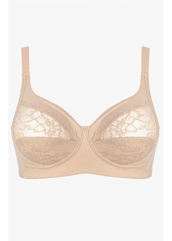 Biustonosz koronkowy miękki soft bez fiszbin cielisty Piuma Pizzo, Kolor cielisty, Rozmiar 75B, INFIORE ze sklepu Intymna w kategorii Biustonosze - zdjęcie 187377796