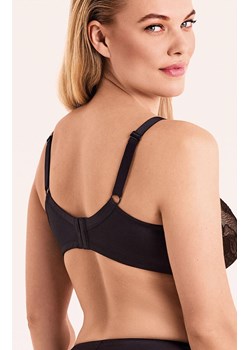 Biustonosz koronkowy miękki soft bez fiszbin czarny Piuma Pizzo, Kolor czarny, Rozmiar 75B, INFIORE ze sklepu Intymna w kategorii Biustonosze - zdjęcie 187377798