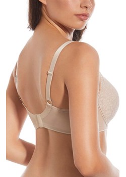 Biustonosz miękki bez wypełnienia na fiszbinach beżowy RITA, Kolor beżowy, Rozmiar 100C, Selene ze sklepu Intymna w kategorii Biustonosze - zdjęcie 187377878