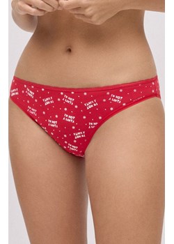 Świąteczne figi damskie CHRISTMAS 19489, Kolor czerwony, Rozmiar L, YSABEL MORA ze sklepu Intymna w kategorii Majtki damskie - zdjęcie 187378025