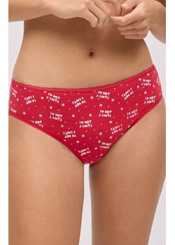 Figi damskie czerwone midi CHRISTMAS 19490, Kolor czerwony, Rozmiar L, YSABEL MORA ze sklepu Intymna w kategorii Majtki damskie - zdjęcie 187378028