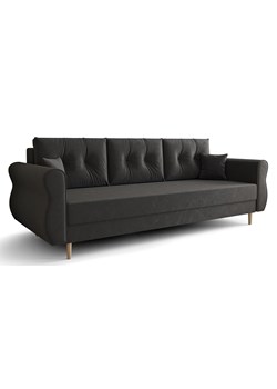 Ciemnoszara sofa rozkładana - Dulam ze sklepu Edinos.pl w kategorii Sofy i kanapy - zdjęcie 187378058