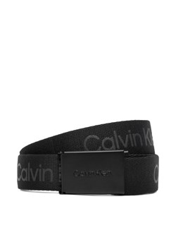 Pasek Dziecięcy Calvin Klein Calvin Logo Canvas Belt IU0IU00667 Czarny ze sklepu eobuwie.pl w kategorii Paski dziecięce - zdjęcie 187378855