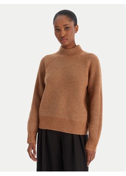Calvin Klein Jeans Sweter Woolen Stitch LV044D372G Brązowy Regular Fit ze sklepu MODIVO w kategorii Swetry damskie - zdjęcie 187379369