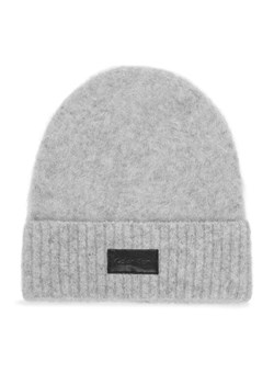 Calvin Klein Czapka K60K612594 Szary ze sklepu MODIVO w kategorii Czapki zimowe damskie - zdjęcie 187379468