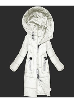 Zimowa dopasowana kurtka do połowy uda S'West ecru (B/R8535-26) ze sklepu goodlookin.pl w kategorii Kurtki damskie - zdjęcie 187379949