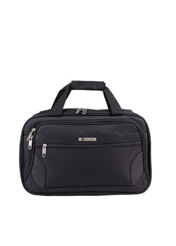 czarna torba podróżna materiałowa bagaż podręczny 40x20x25cm ze sklepu Słoń Torbalski w kategorii Torby podróżne - zdjęcie 187379966