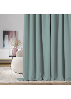 Zasłona zaciemniająca na taśmie marszczącej  miętowy 140 x 280 cm 1 szt. ze sklepu dekoria.pl w kategorii Zasłony - zdjęcie 187380205