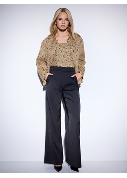 Mohito - Spodnie z szeroką nogawką - czarny ze sklepu Mohito w kategorii Spodnie damskie - zdjęcie 187380549