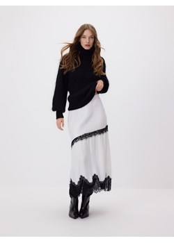 Reserved - Spódnica z wiskozy z koronką - wielobarwny ze sklepu Reserved w kategorii Spódnice - zdjęcie 187380646