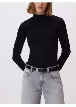 Reserved - Błyszczący golf - czarny ze sklepu Reserved w kategorii Bluzki damskie - zdjęcie 187380705