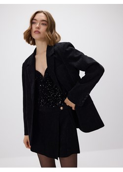 Reserved - Spódnico-szorty z ozdobnymi guzikami - czarny ze sklepu Reserved w kategorii Spódnice - zdjęcie 187380735