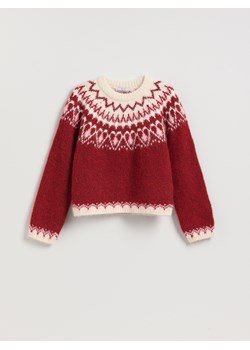 Reserved - Wzorzysty sweter - wielobarwny ze sklepu Reserved w kategorii Swetry damskie - zdjęcie 187381007