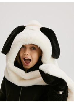 Reserved - Szalik z kapturem - złamana biel ze sklepu Reserved w kategorii Szaliki dziecięce - zdjęcie 187381287