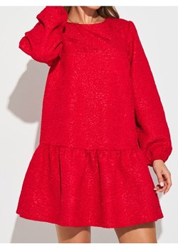 Sinsay - Sukienka mini babydoll - czerwony ze sklepu Sinsay w kategorii Sukienki - zdjęcie 187382227