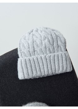 Sinsay - Prążkowana czapka beanie - szary ze sklepu Sinsay w kategorii Czapki zimowe damskie - zdjęcie 187382237