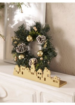 Sinsay - Świecznik ze świątecznym motywem - złoty ze sklepu Sinsay w kategorii Świeczniki - zdjęcie 187382249