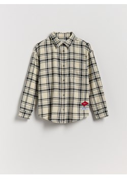 Reserved - Koszula w kratę - złamana biel ze sklepu Reserved w kategorii Koszule chłopięce - zdjęcie 187382517