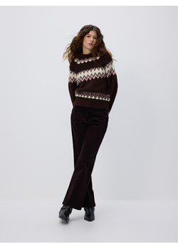 Reserved - Wzorzysty sweter - wielobarwny ze sklepu Reserved w kategorii Swetry damskie - zdjęcie 187382569