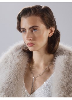 Reserved - Naszyjnik z kryształkami - srebrny ze sklepu Reserved w kategorii Naszyjniki - zdjęcie 187382707