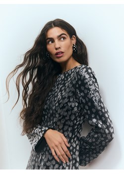 Reserved - Sukienka z cekinami - czarny ze sklepu Reserved w kategorii Sukienki - zdjęcie 187382785