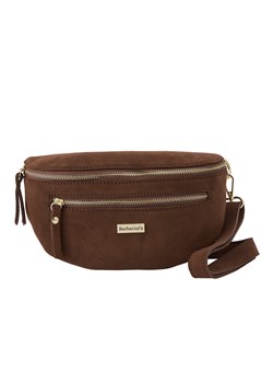 Zamszowa nerka damska Barberinis - Brązowa ze sklepu butyolivier w kategorii Nerki - zdjęcie 187382966