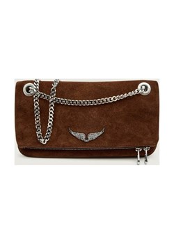 Zadig&Voltaire Torebka na ramię ROCK II | zamsz ze sklepu Gomez Fashion Store w kategorii Kopertówki - zdjęcie 187383018