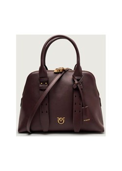 Pinko Skórzany kuferek BOWLING BAG MEDIUM ze sklepu Gomez Fashion Store w kategorii Kuferki - zdjęcie 187383075