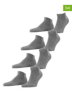 ESPRIT Skarpety (4 pary) &quot;Solid&quot; w kolorze szarym ze sklepu Limango Polska w kategorii Skarpetki męskie - zdjęcie 187383987