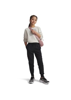 Dziewczęce spodnie dresowe Under Armour UA Rival Fleece Joggers - czarne ze sklepu Sportstylestory.com w kategorii Spodnie dziewczęce - zdjęcie 187384186