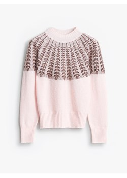 Mohito - Sweter z wełną i moherem - pastelowy różowy ze sklepu Mohito w kategorii Swetry damskie - zdjęcie 187384358