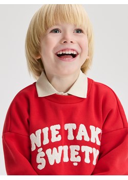 Reserved - Bluza z aplikacją - czerwony ze sklepu Reserved w kategorii Bluzy chłopięce - zdjęcie 187384667