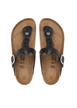 Japonki Birkenstock Gizeh Braided 1021360 Czarny ze sklepu eobuwie.pl w kategorii Klapki damskie - zdjęcie 187384899
