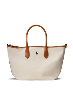 Torebka Polo Ralph Lauren 428962165001 Beżowy ze sklepu eobuwie.pl w kategorii Torebki damskie - zdjęcie 187384955