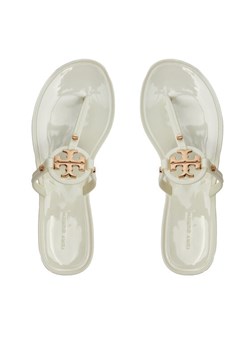 Tory Burch Japonki Mini Miller Flat Thong 51148678 Biały ze sklepu MODIVO w kategorii Klapki damskie - zdjęcie 187385208
