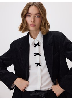 Reserved - Koszula z kokardkami - biały ze sklepu Reserved w kategorii Koszule damskie - zdjęcie 187386116